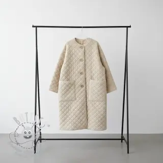 Tissu de manteau TEDDY Diamond beige