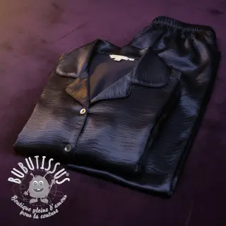Satin DION navy