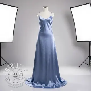 Satin SOIVÉ blue