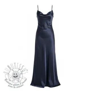 Satin SOIVÉ navy
