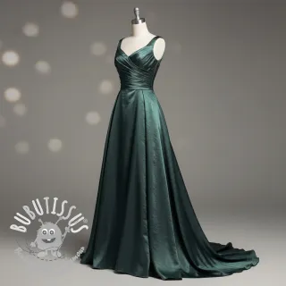 Satin SOIVÉ forest green