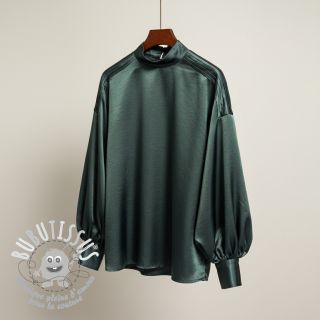 Satin SOIVÉ forest green