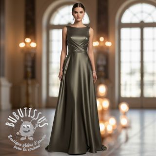 Satin SOIVÉ camo green