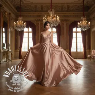 Satin SOIVÉ rose gold
