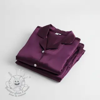 Satin bordeaux