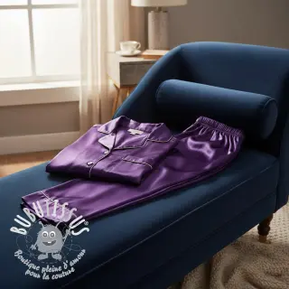 Satin dark purple