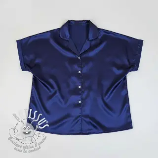 Satin navy