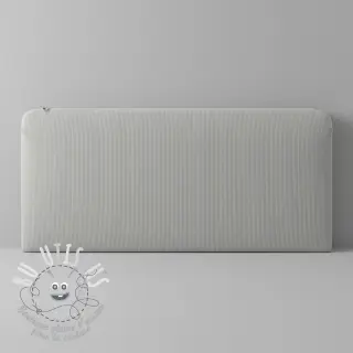 Tissu velours cotelé HUGGY silver
