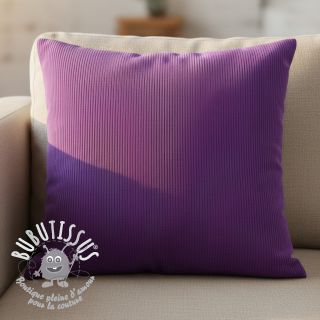 Tissu velours cotelé HUGGY lavande
