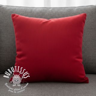 Tissu velours cotelé HUGGY tomate