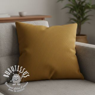 Tissu velours cotelé HUGGY tabac