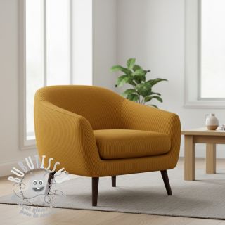 Tissu velours cotelé HUGGY ocre