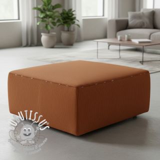 Tissu velours cotelé HUGGY terracotta