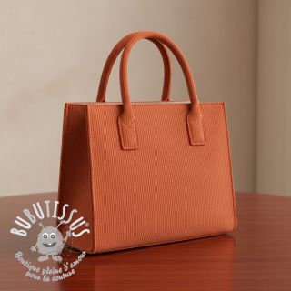 Tissu velours cotelé HUGGY terracotta