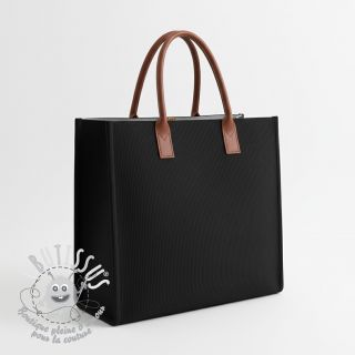 Tissu velours cotelé HUGGY noir