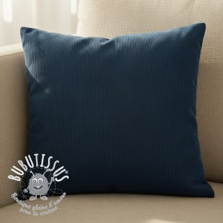 Tissu velours cotelé HUGGY marine