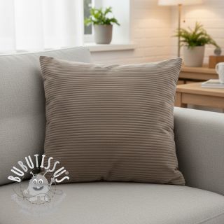 Tissu velours cotelé FUTE taupe