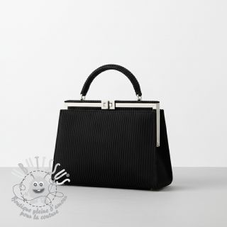 Tissu velours cotelé FUTE noir