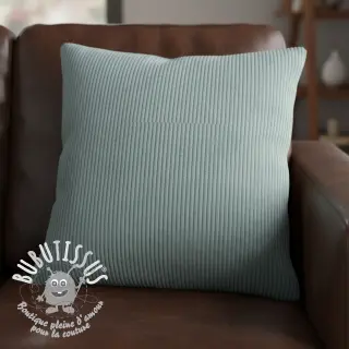 Tissu velours cotelé FUTE lichen