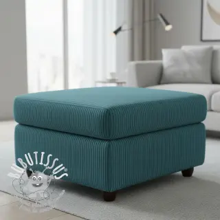 Tissu velours cotelé FUTE canard