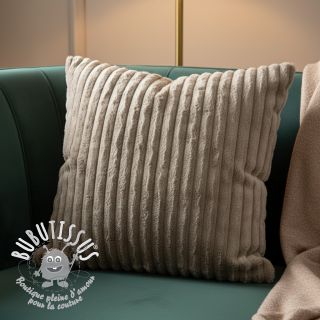 Tissu velours cotelé HANNIBAL taupe