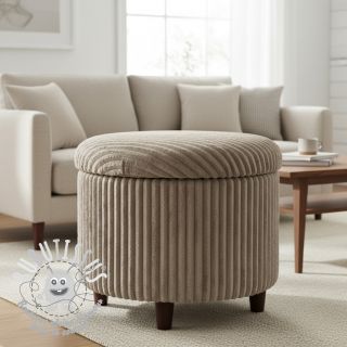 Tissu velours cotelé HANNIBAL taupe