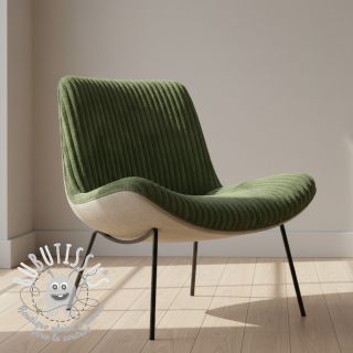 Tissu velours cotelé HANNIBAL kaki