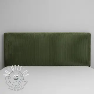 Tissu velours cotelé HANNIBAL kaki