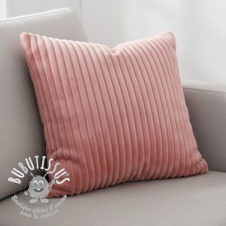 Tissu velours cotelé HANNIBAL bois de rose