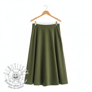 Tissu velours cotelé fin forest