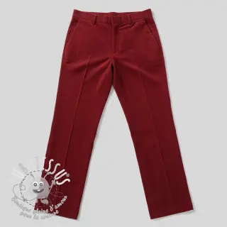 Tissu velours cotelé fin red