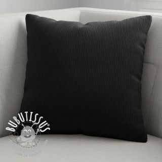 Tissu velours cotelé 6W WASHED STRETCH black