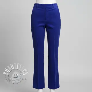 Tissu velours cotelé 6W WASHED STRETCH cobalt
