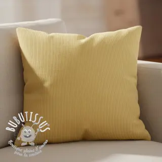 Tissu velours cotelé 6W WASHED STRETCH light yellow