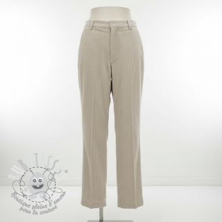 Tissu velours cotelé 6W WASHED STRETCH natural