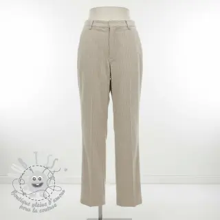 Tissu velours cotelé 6W WASHED STRETCH natural