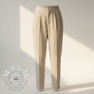 Tissu velours cotelé 6W WASHED STRETCH natural