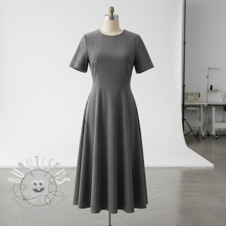 Tissu velours cotelé 6W COTTON TOUCH dark grey