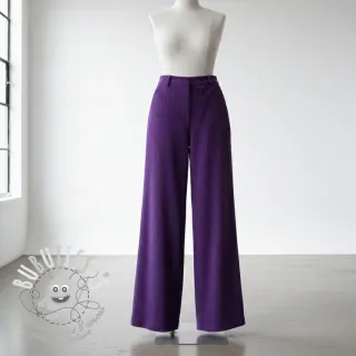 Tissu velours cotelé 6W COTTON TOUCH purple