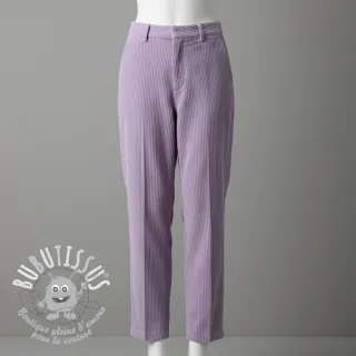 Tissu velours cotelé 6W COTTON TOUCH lilac