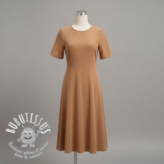 Tissu velours cotelé 6W COTTON TOUCH light brown