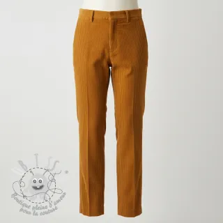 Tissu velours cotelé 6W COTTON TOUCH ochre