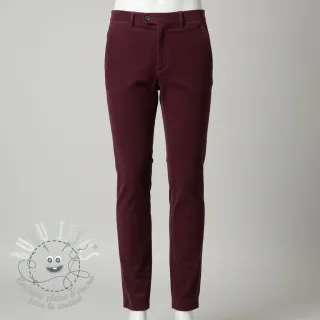 Tissu velours cotelé 6W COTTON TOUCH bordeaux