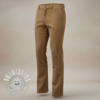 Tissu velours cotelé 6W COTTON TOUCH taupe