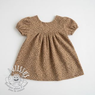 Tissu velours cotelé STRETCH Little sheep sand