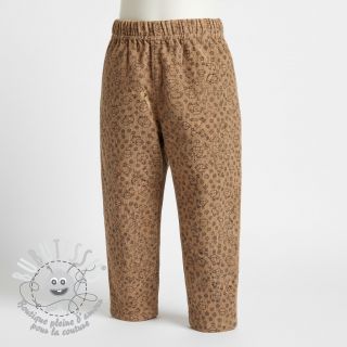 Tissu velours cotelé STRETCH Little sheep sand