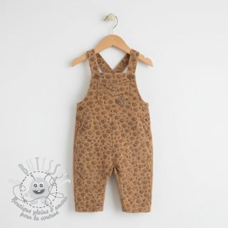 Tissu velours cotelé STRETCH Little hedgehog sand