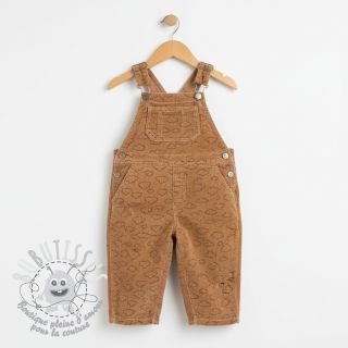 Tissu velours cotelé STRETCH Little clouds sand