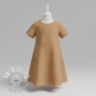 Tissu velours cotelé STRETCH Little clouds sand