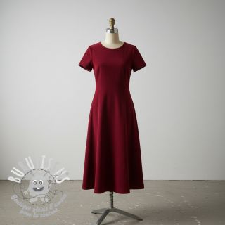 Tissu velours cotelé wine red